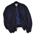 50's 'Monarch' Blue Nubuck Leather Jacket...