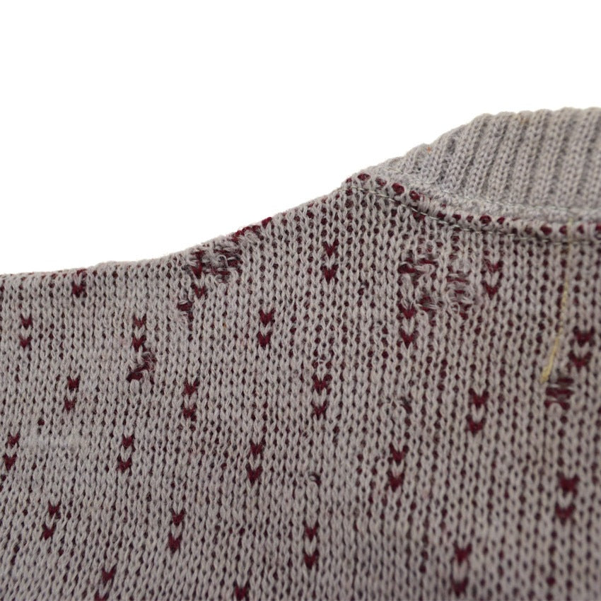 40's~ GLENSPEY SPORTWEAR 'Skiers' Jacquard knit...
