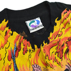 90's LIQUID BLUE 'X-man' Overprint!! Silkscreen T-shirt... L