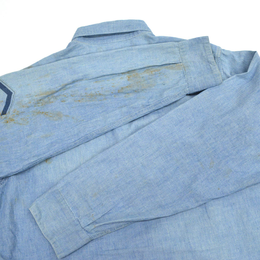 1940s US Navy WWII Chambray Shirt...