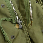 60's US ARMY M-65 2nd Aluminum Zipper... MS