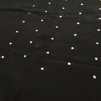 Old Polka Dots Black & Silver Scarf...