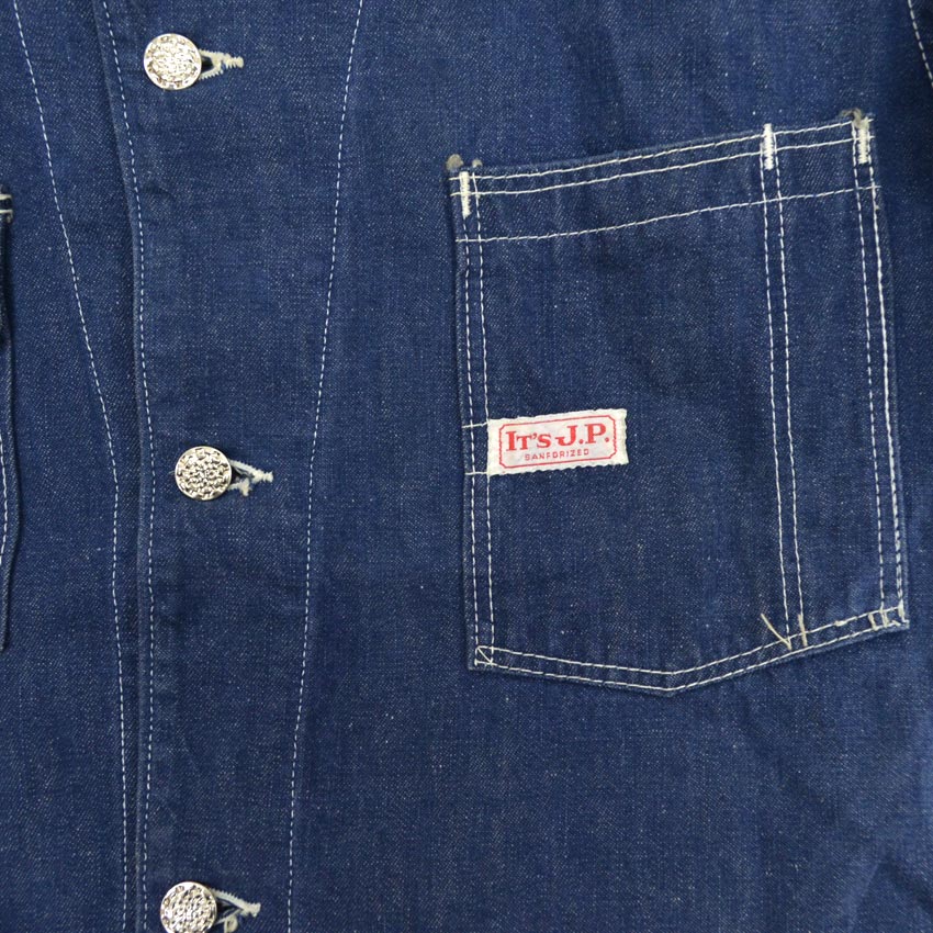 40s-era IT'S JP denim coveralls, rare...