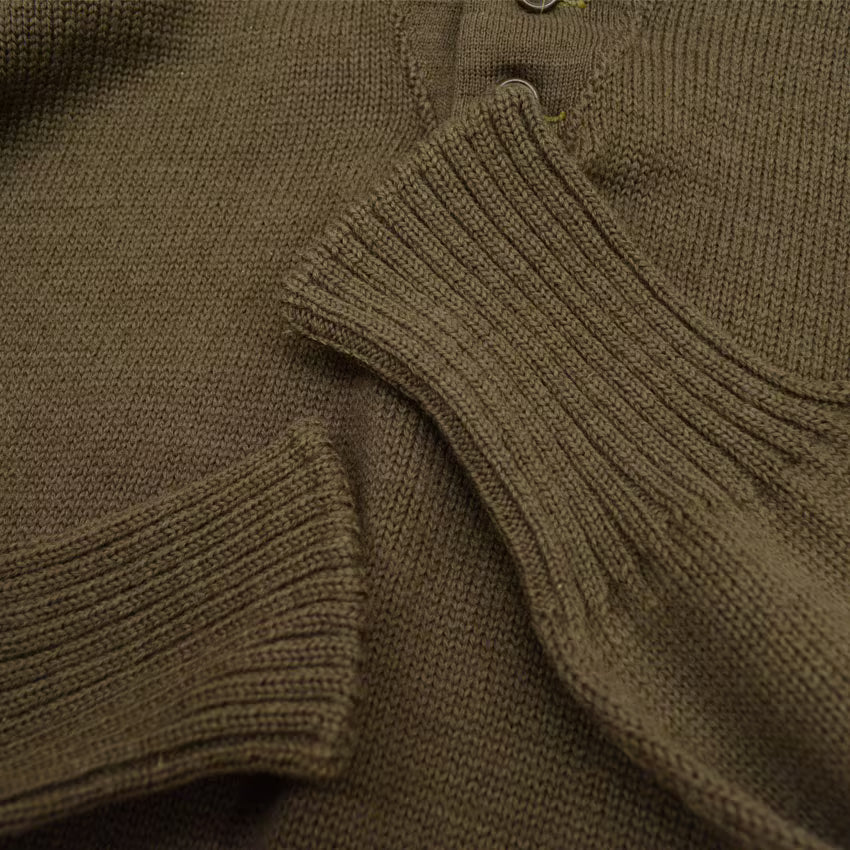 40's USARMY HI NECK JEEP SWEATER OD...