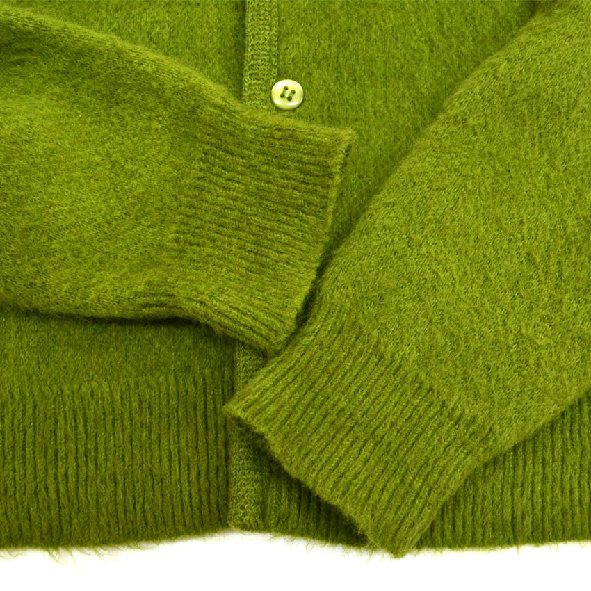 60's Sears Matcha Mohair Cardigan... M Mint