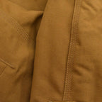 70's Deadstock Carhartt Brown Duck Vest with Boa... M