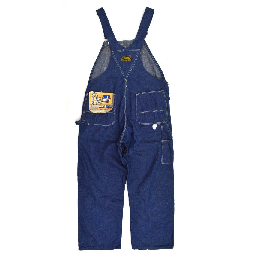 50s- Old Kentucky Denim Overalls, One Wash... W38 x L29
