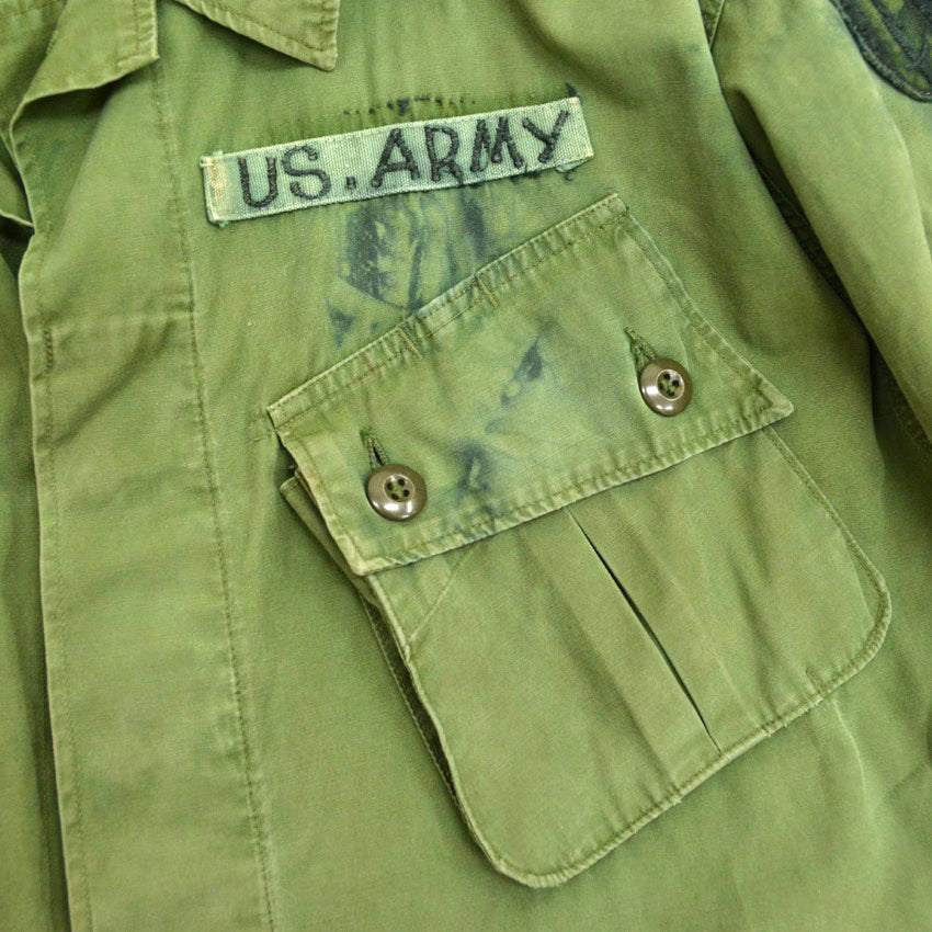 60's US ARMY Jungle Fatigue First Modified... S