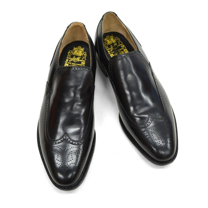 70's~ Johnston&Murphy ARISTOCRAFT Wingtip Slipon Shoes... 10C
