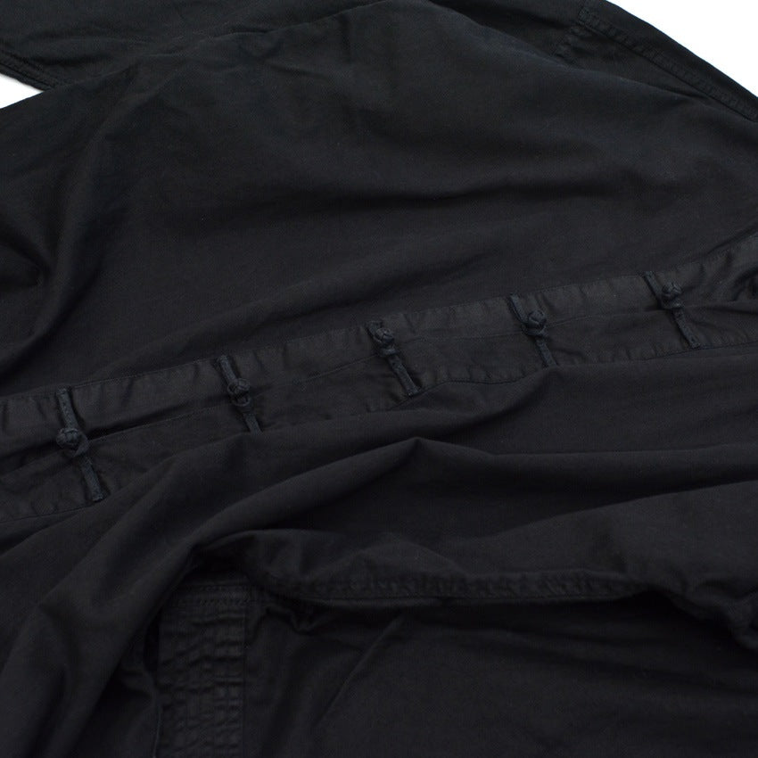 ~90's Kung Fu Shirt, All Black, Cotton...