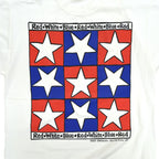 90's~ Deadstock juli Red White Blue Star T-shirt... L