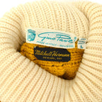 ~60's Mitchell-Hermann Two Tone Turtle Neck Wool Sweater... L