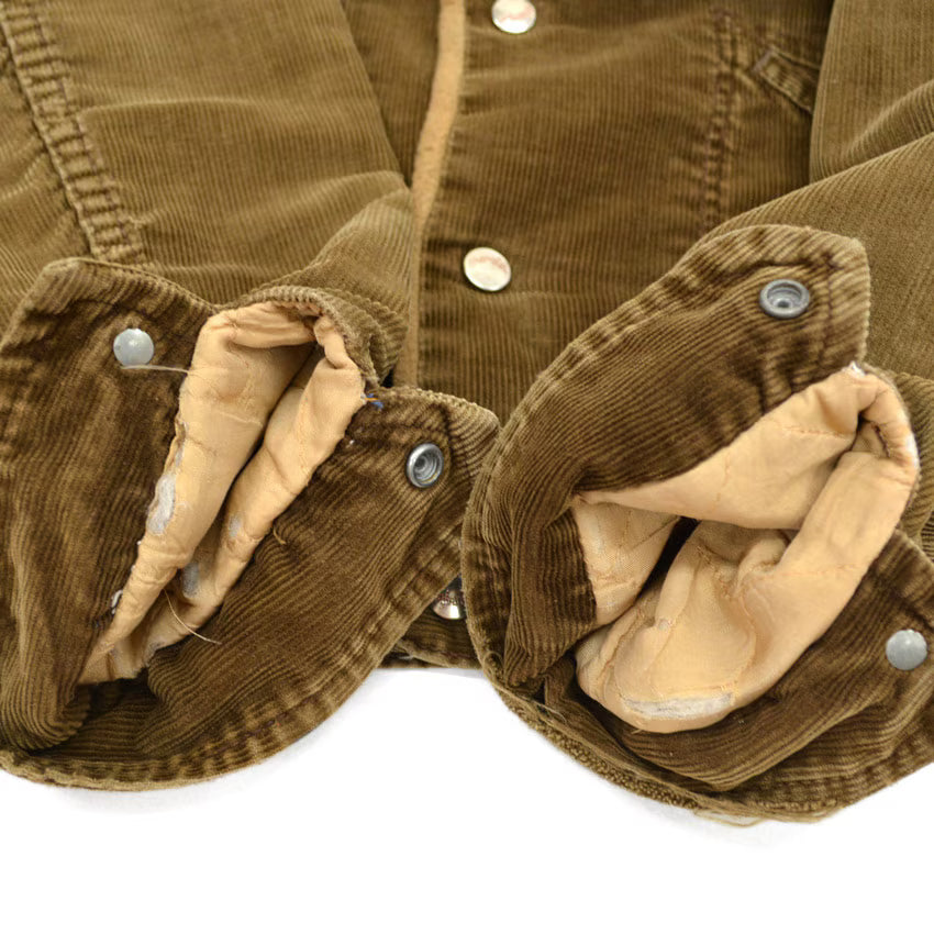 70's Wrangler Dark Brown Corduroy Jacket with Sherpa Liner... Size 46