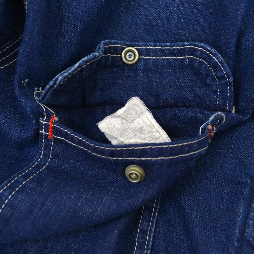 60's Sears Denim Chore Jacket with Blanket...