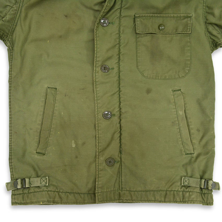 ~70's USARMY A-2 Deck Jacket with Stencil...S