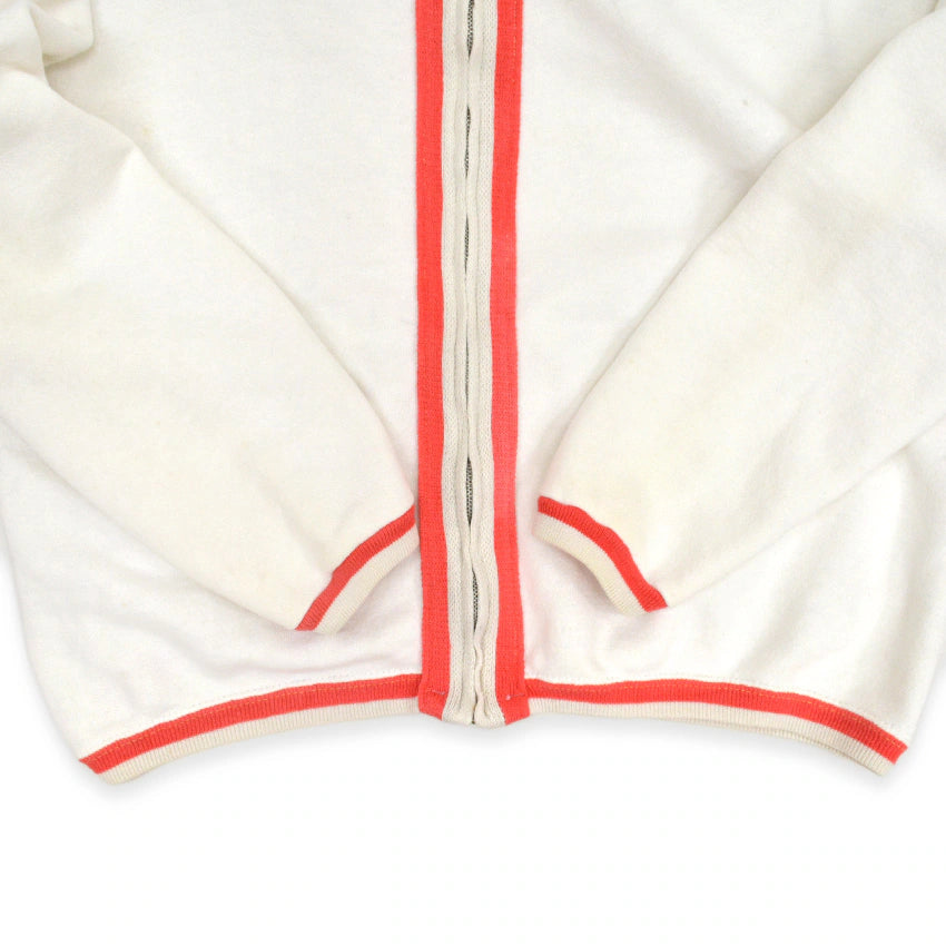 50's~ ALL COTTON ZIP UP SWEAT CARDIGAN...