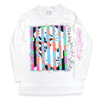 80's Deadstock OCEAN PACIFIC GRAPHIC DROPTAIL TEE...M