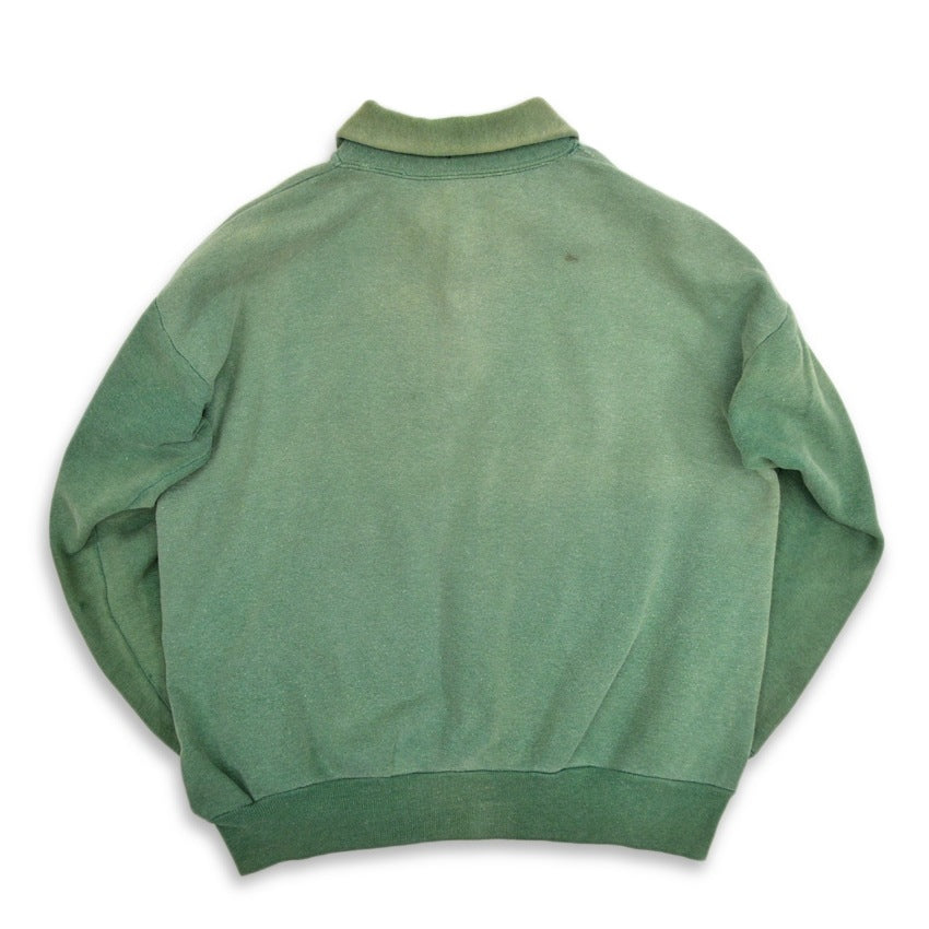 ~60's Faded Color Half Zip Sweatshirt...