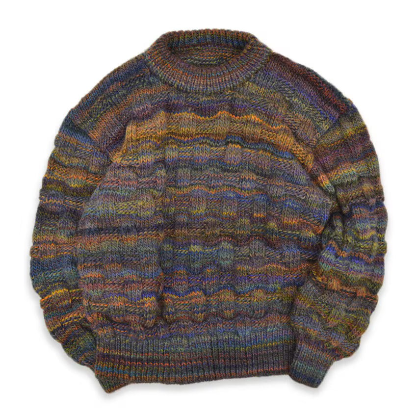 OLD HOMEMADE HANDKNIT WOOL SWEATER ...