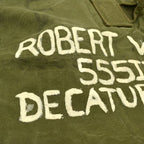 ~50's USARMY HANDPAINT DUFFLE BAG...