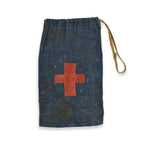 1910's WW1 ERA AMERICAN RED CROSS DENIM DITTY BAG...