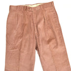 1990's Deadstock HAGGER Thick Pink Corduroy Slacks... W33 L32