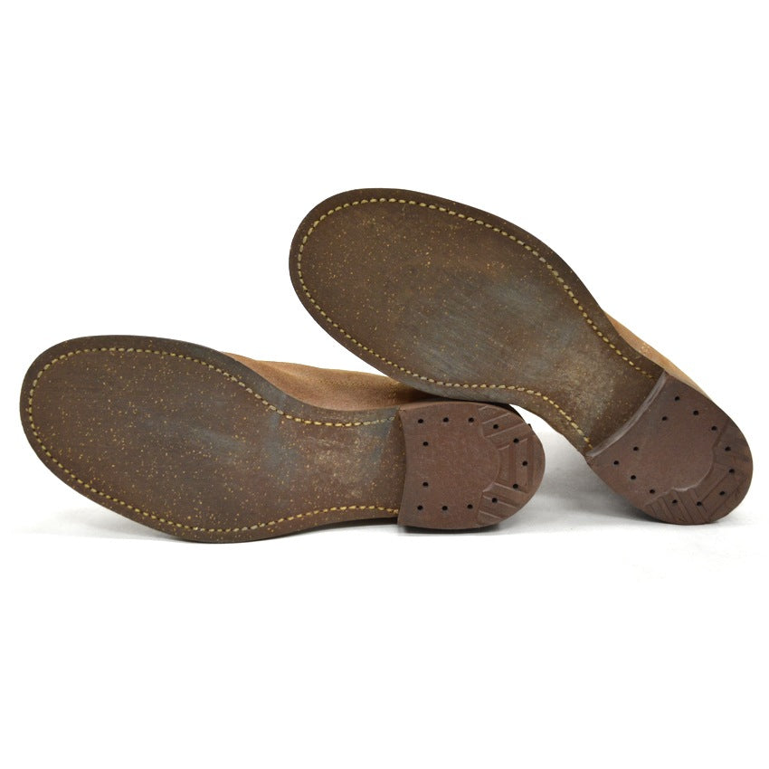 Circa 1950's OLD MONKEY BOOTS CORK SOLE MINT... 71/2