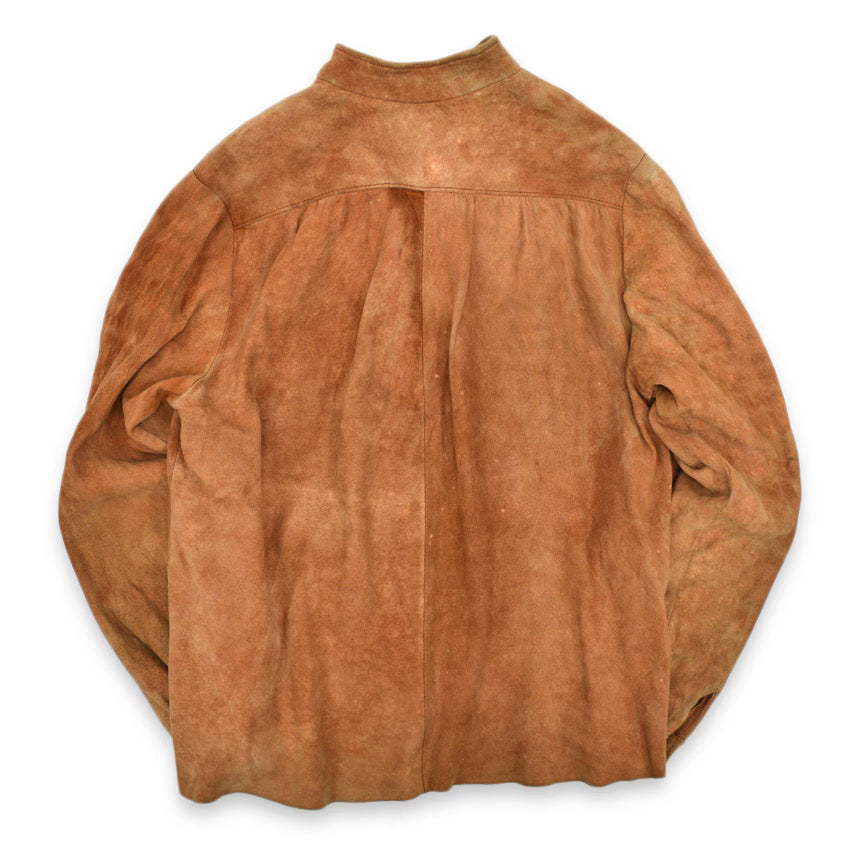 1960's~ NUBUCK LEATHER PULLOVER SHIRTS...