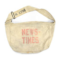 c.1950's NEWS-TIMES DELIVERY BAG WITH STENCIL...