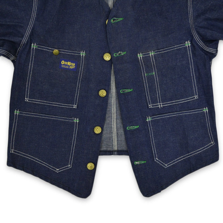 1950's DEADSTOCK OshKosh ENGINEER DENIM JACKET... 40