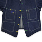 1950's DEADSTOCK OshKosh ENGINEER DENIM JACKET... 40