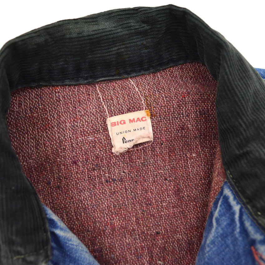 1960's BIGMAC DENIM COVERALL WITH BLANKET JUNK...