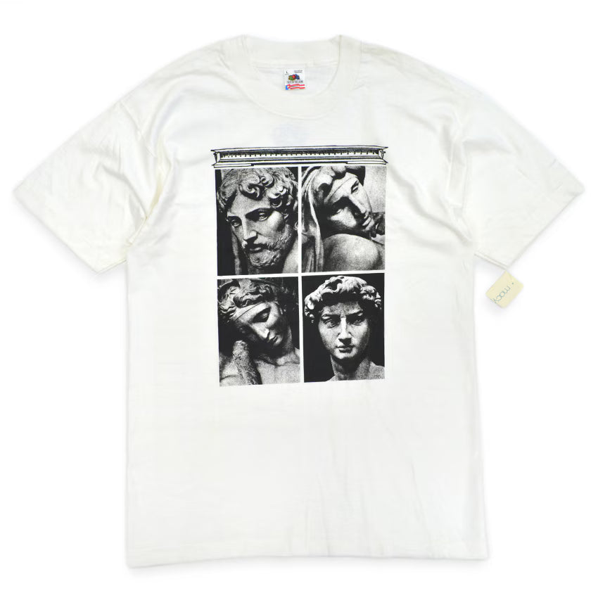 1990s Deadstock FRUIT OF THE LOOM Michelangelo David T-shirt ... L