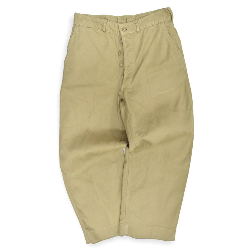 1950's USMC OXFORD SHIRT & KHAKI CHINO TROUSERS...