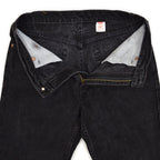 1990's Levi's 505 BLACK DENIM PANTS... W33 L32