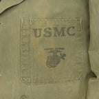 1940's U.S.M.C. P-41 HBT JACKET BLEACH CAMO ... Fits like 36
