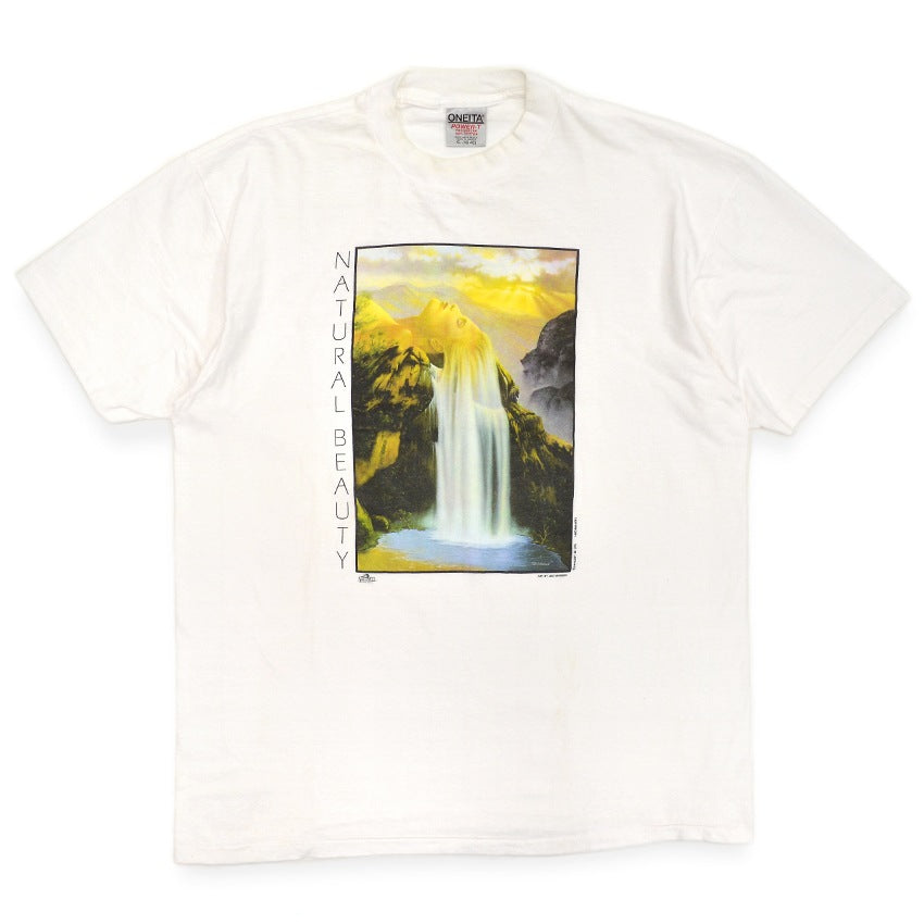 1990's ONEITA JIM WARREN NATURAL BEAUTY ART T-SHIRT... XL