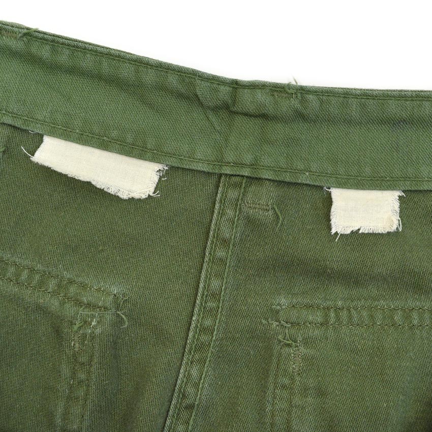 1960's USARMY COTTON SATEEN OG-107 BAKER PANTS SLIM CUSTOM... W31 L32