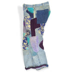 1960's Lee 101-Z HIPPIE ART PATCHWORK DENIM PANTS... W32 L30