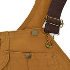 1990's DEADSTOCK KEY BROWN DUCK DOUBLE KNEE OVERALL... W36 L30