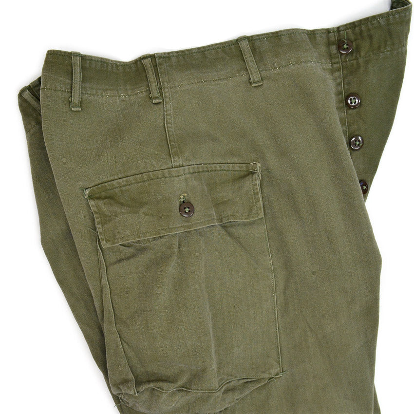 1940's U.S.ARMY WW2 M-43 HBT PANTS ... W34 L33