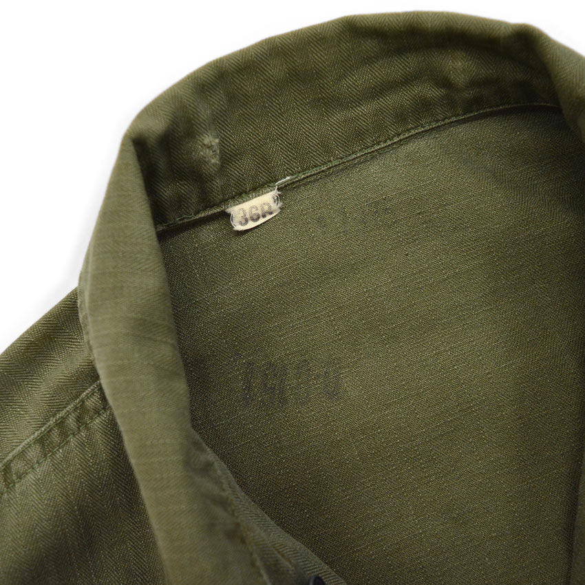 1940's U.S.ARMY M-43 HBT JACKET WITH NAME TAG ... 36R