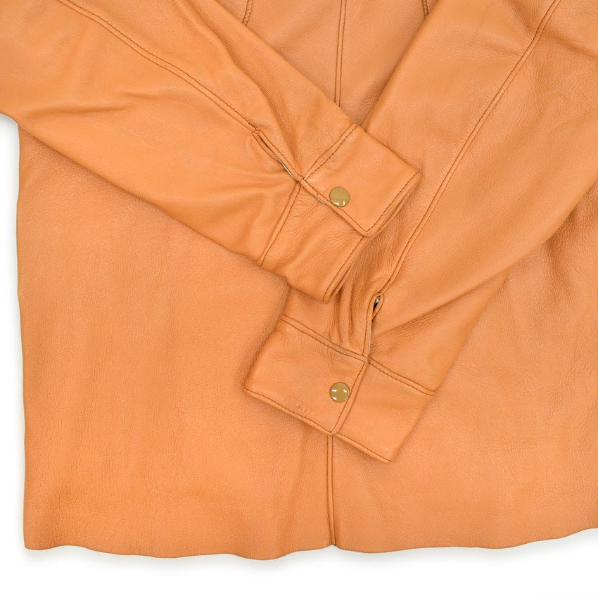 ~1960's MIDWESTERN SPORT TOGS DEERSKIN LEATHER SHIRT... 38