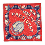 1950's Dwight D. Eisenhower I LIKE IKE BANDANA... MINT