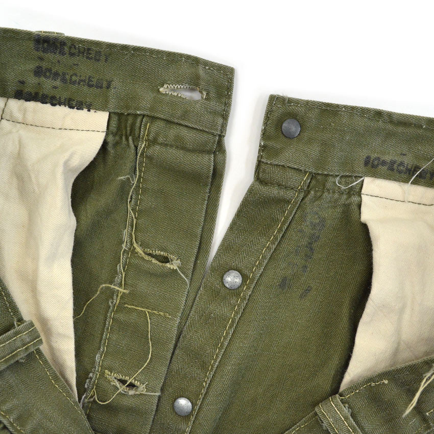 1940's USARMY WW2 HBT PANTS PRIVATE PURCHASE NAMED... W31 L31