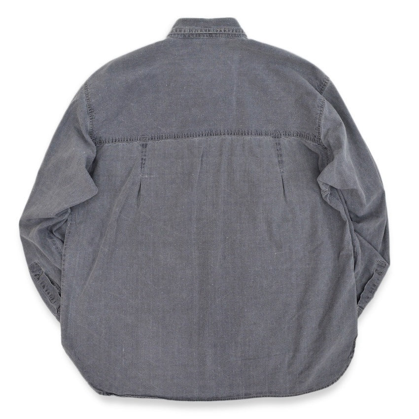 〜1990's PACIFIC SCENE BLACK COTTON SHIRT パキスタン製 ... LARGE