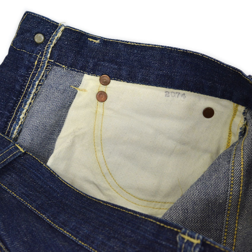 1950's Lee 101Z CENTER BLACK TAG DENIM PANTS DARK ... W32 L34