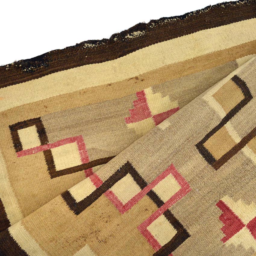c.1920's J.B.MOORE CRYSTAL LATTICE NAVAJO RUG ... 214cm×125cm