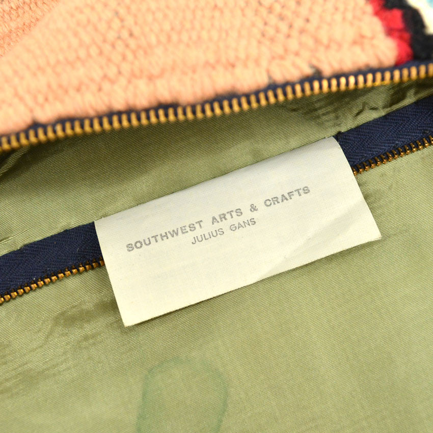 c.1950's GANSCRAFT SOUTHWEST ARTS & CRAFTS CHIMAYO PURSE...