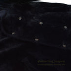 ~1960's Shanhouse BLACK FAKE FUR DOUBLE BREASTED COAT... 40